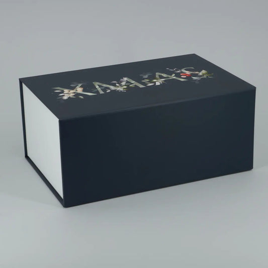 XMAS - Geschenk-Box Dunkelblau