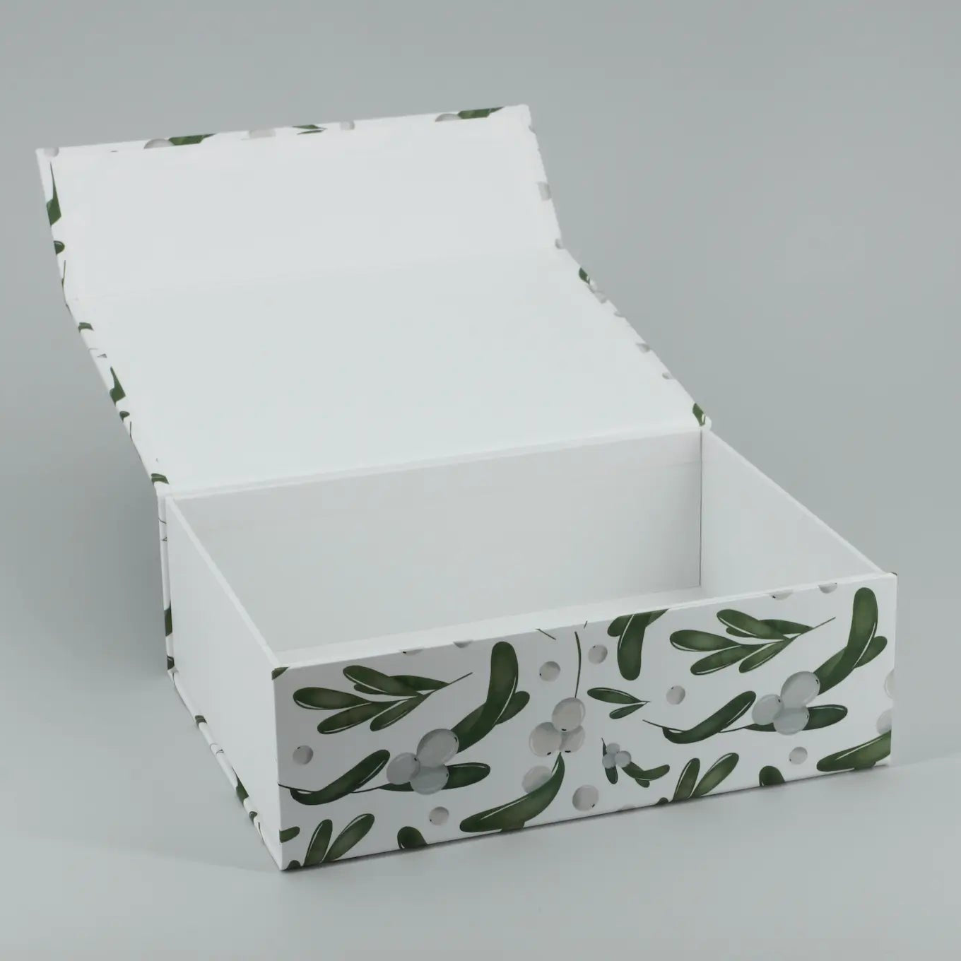 Weihnachtsbox - Mistelzweige - Weiß Gr. M