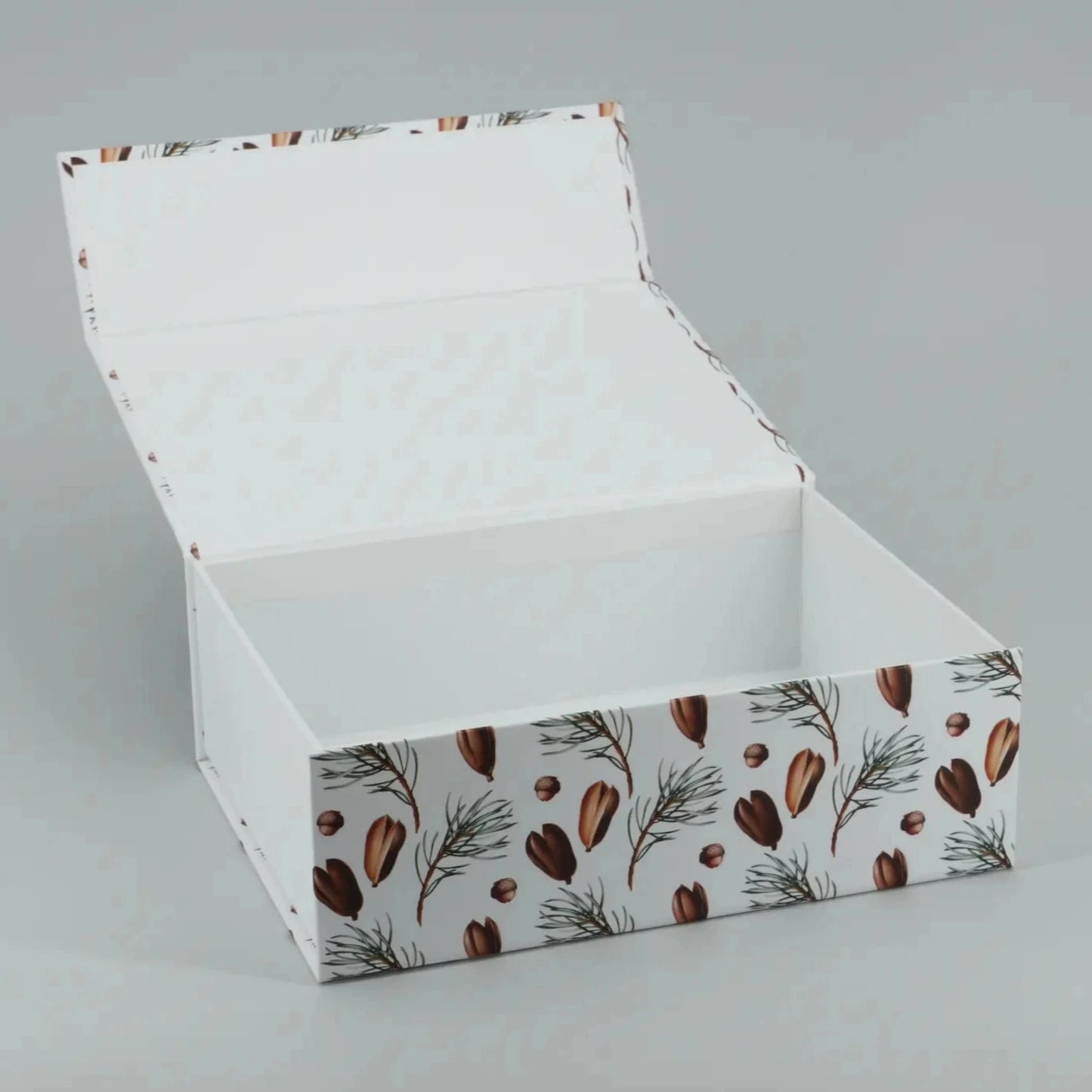 Herbstbox - Eicheln & Bucheckern - Weiß Gr. M