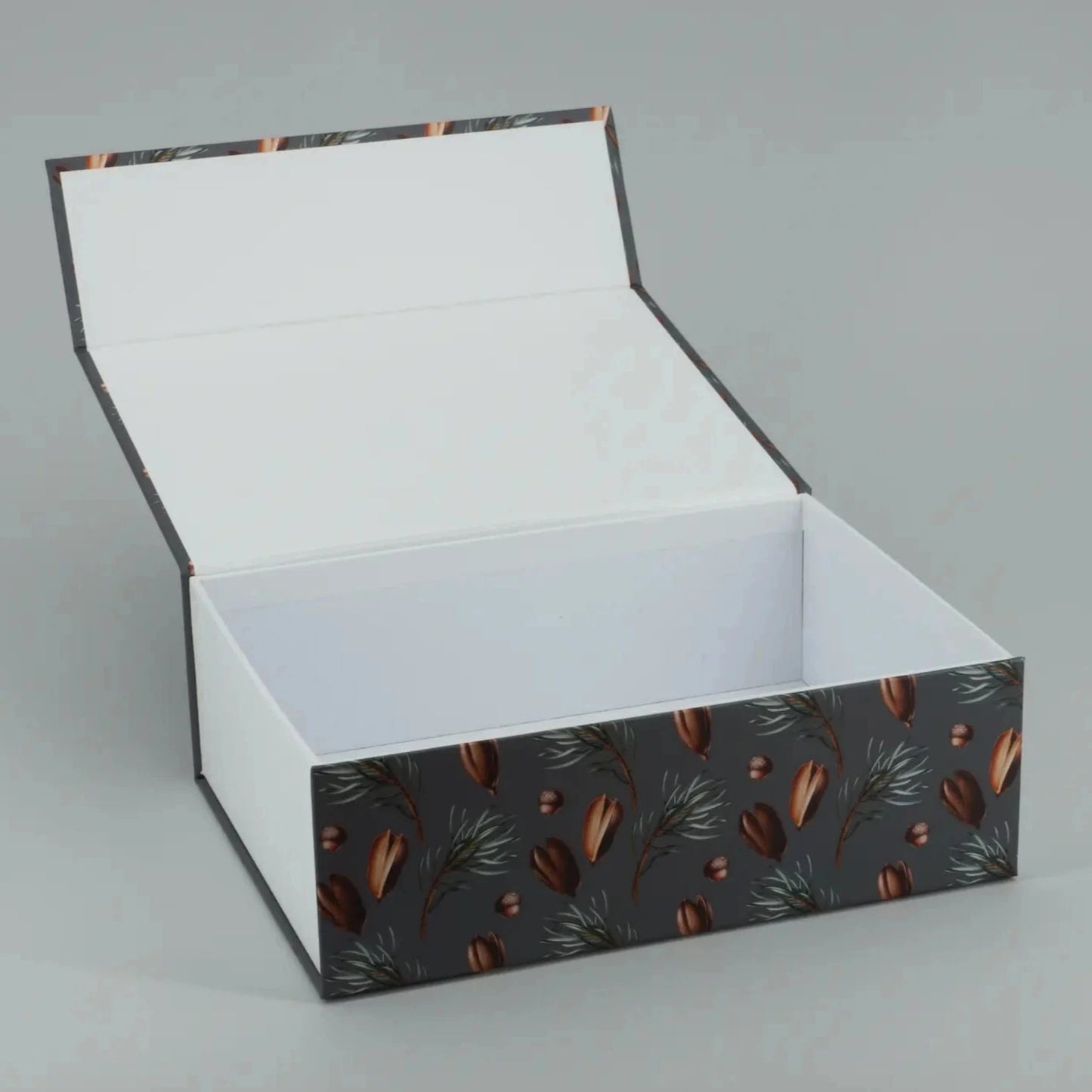 Herbstbox - Eicheln & Bucheckern - Grau Gr. M