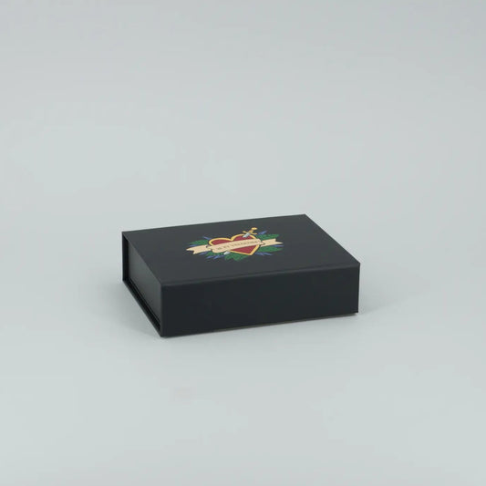 Valentinsbox - Be my Valentine - Herz - Schwarz Gr. S