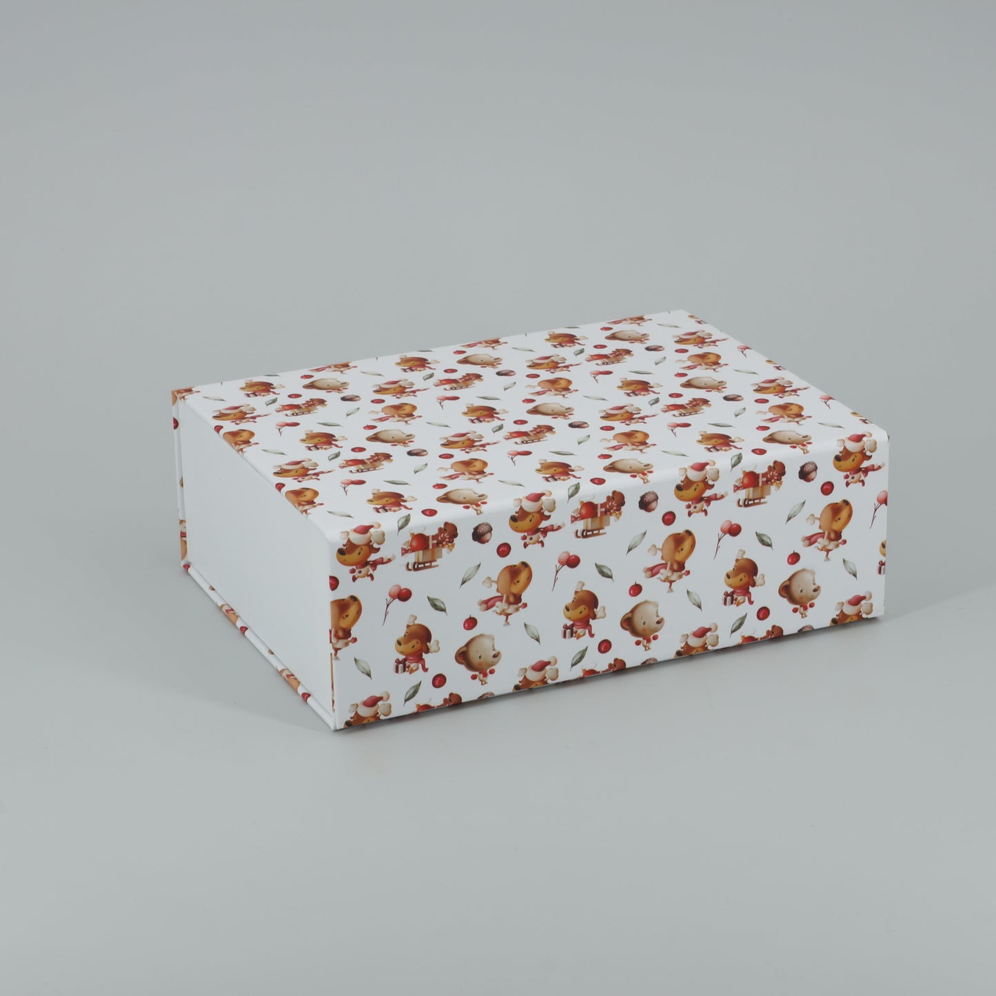 Magnetbox mit Kindermotiv in weiß