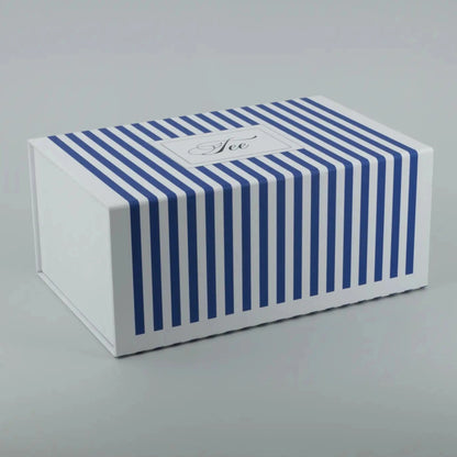 Tea-Time-Box - Nicht nur für den 5-Uhr-Tee - Blau/Weiß Gr. L