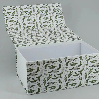 Weihnachtsbox - Mistelzweige - Weiß Gr. L