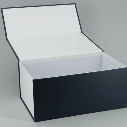 Winterbox - Haus & Schleife - Dunkelblau Gr. L