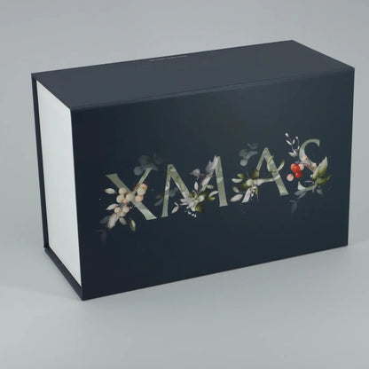 XMAS - Geschenk-Box Dunkelblau