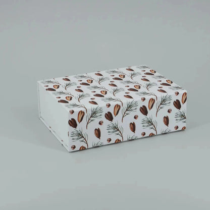 Herbstbox - Eicheln & Bucheckern - Weiß Gr. M