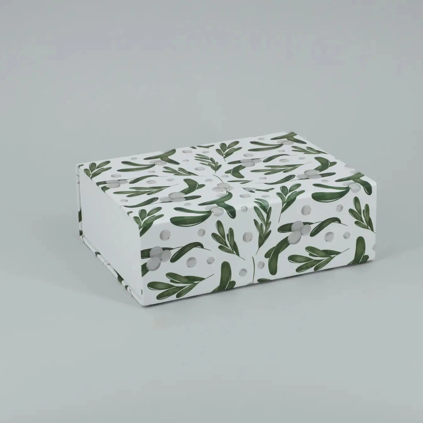 Weihnachtsbox - Mistelzweige - Weiß Gr. M