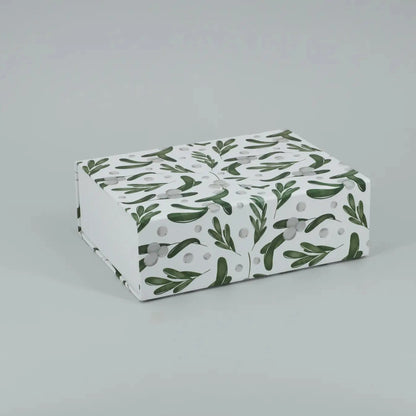 Weihnachtsbox - Mistelzweige - Weiß Gr. M