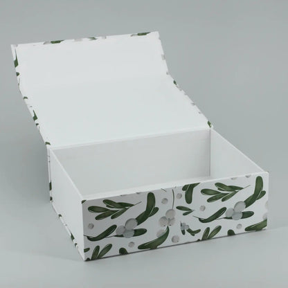 Weihnachtsbox - Mistelzweige - Weiß Gr. M