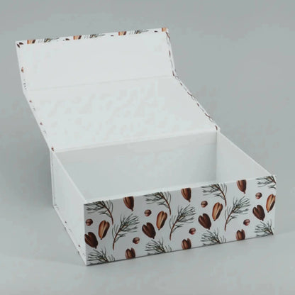 Herbstbox - Eicheln & Bucheckern - Weiß Gr. M