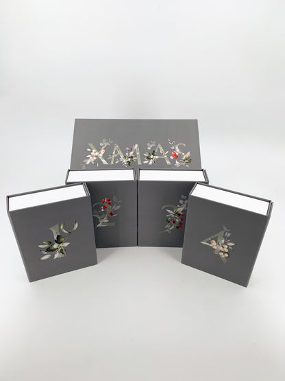 XMAS- Adventsboxen-Set - Grau