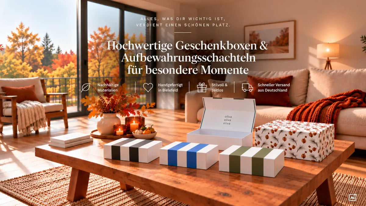 Schöne Schachteln & Boxen – Edle Verpackung für Geschenke