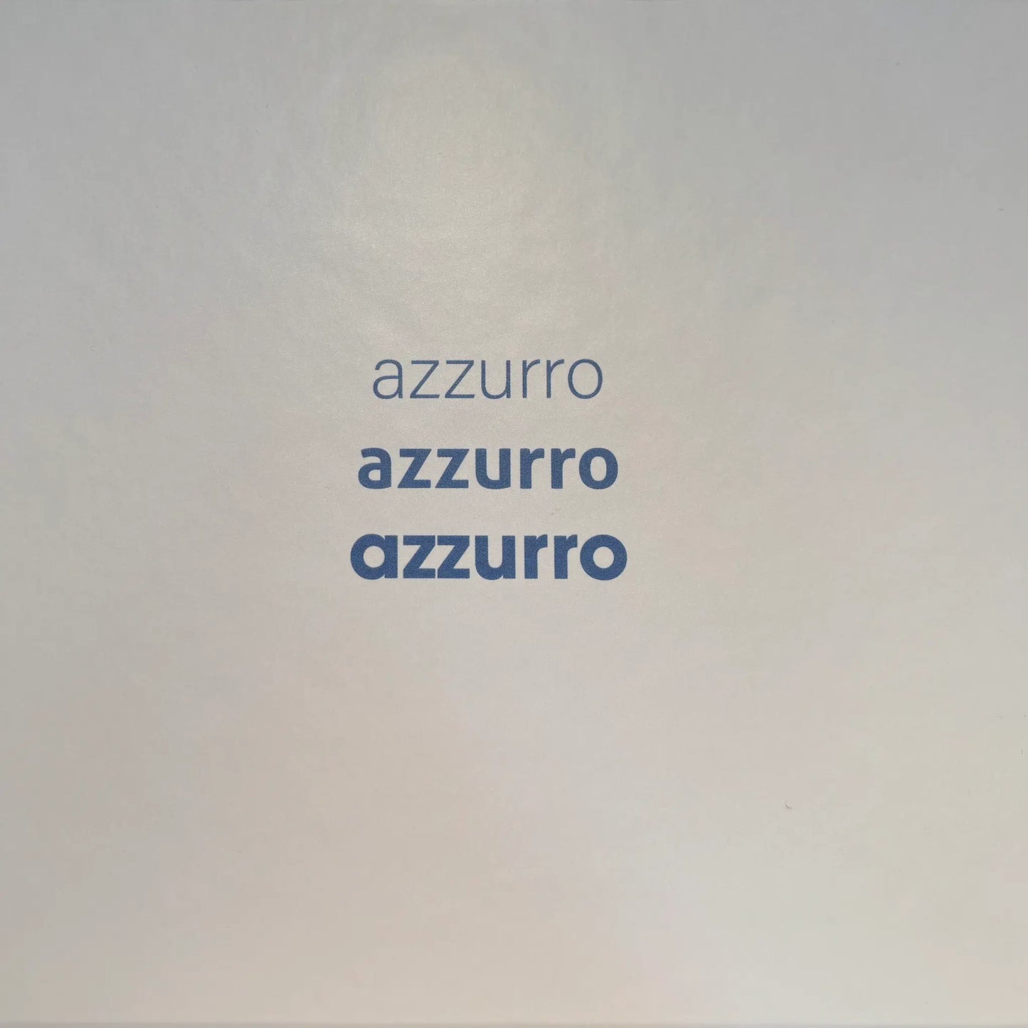 Print im Innendeckel Magnetbox azzurro Streifen Design Blau