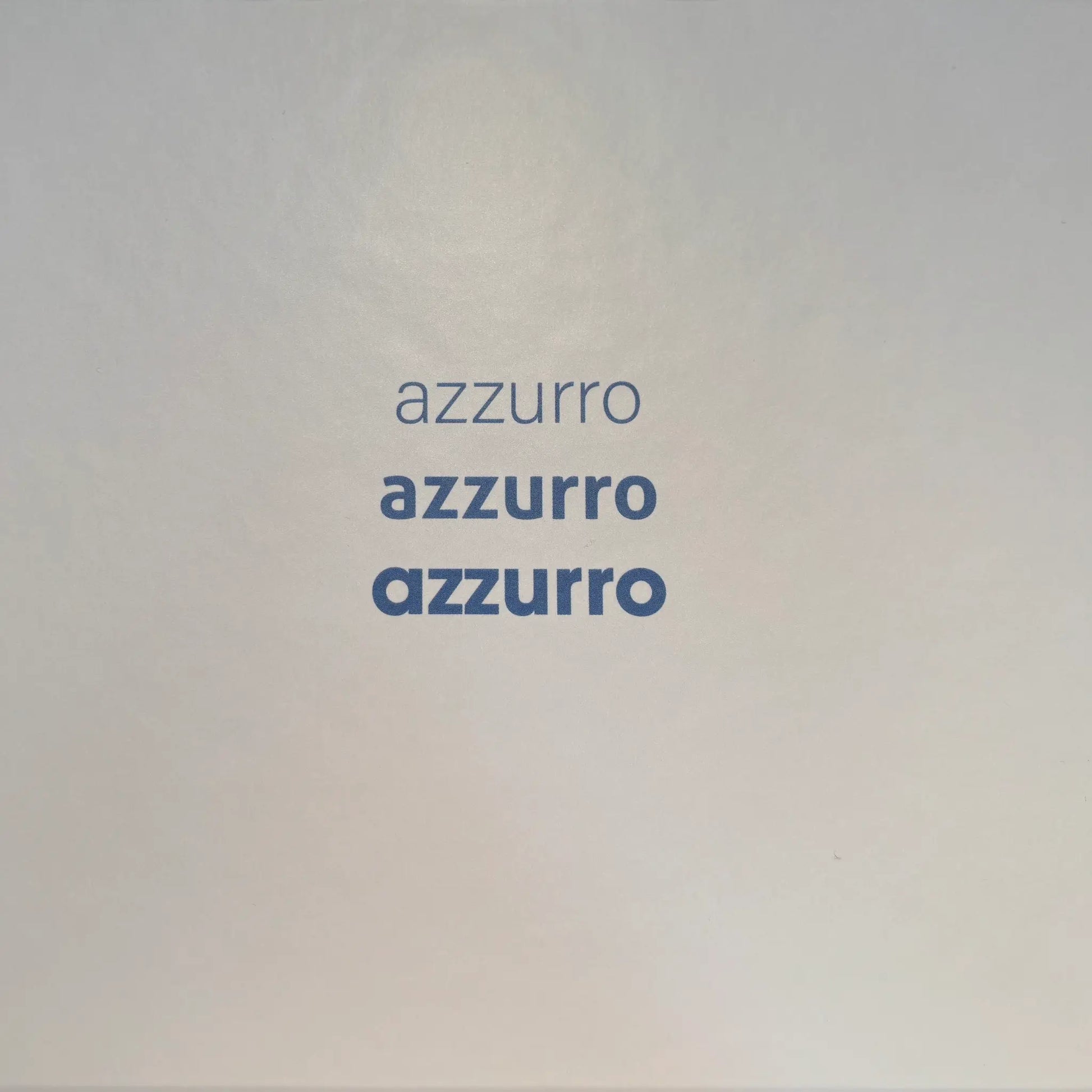 Print im Innendeckel Magnetbox azzurro Streifen Design Blau