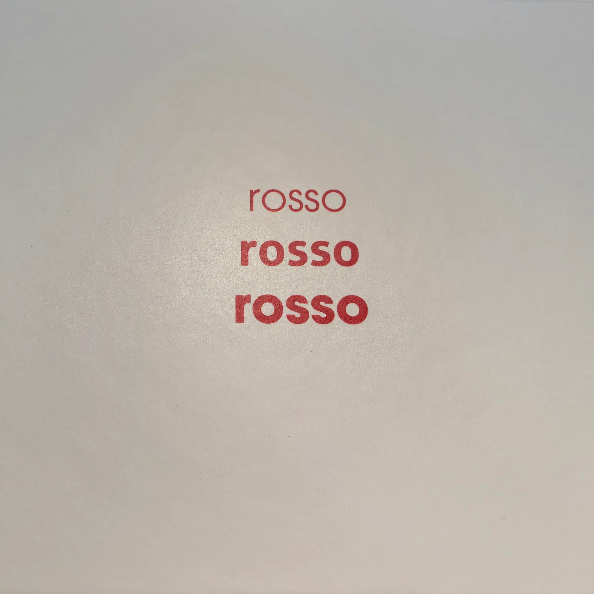 Print im Innendeckel Magnetbox Rosso Streifen Design Rot