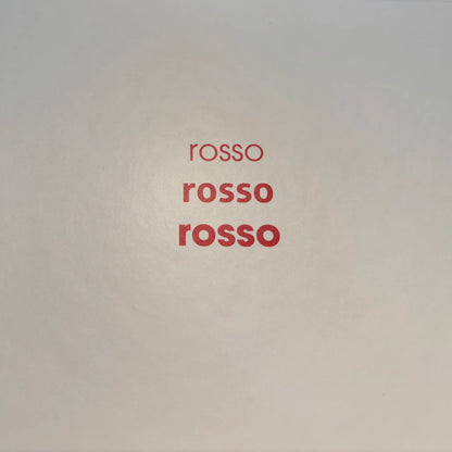Print im Innendeckel Magnetbox Rosso Streifen Design Rot