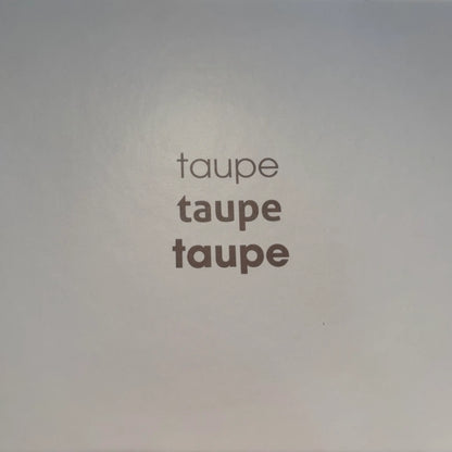 Print im Innendeckel Magnetbox Taupe Streifen Design Taupe