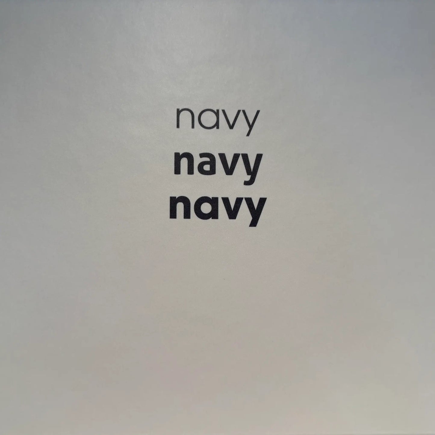 Print im Innendeckel Magnetbox Navy Streifen Design Dunkelblau