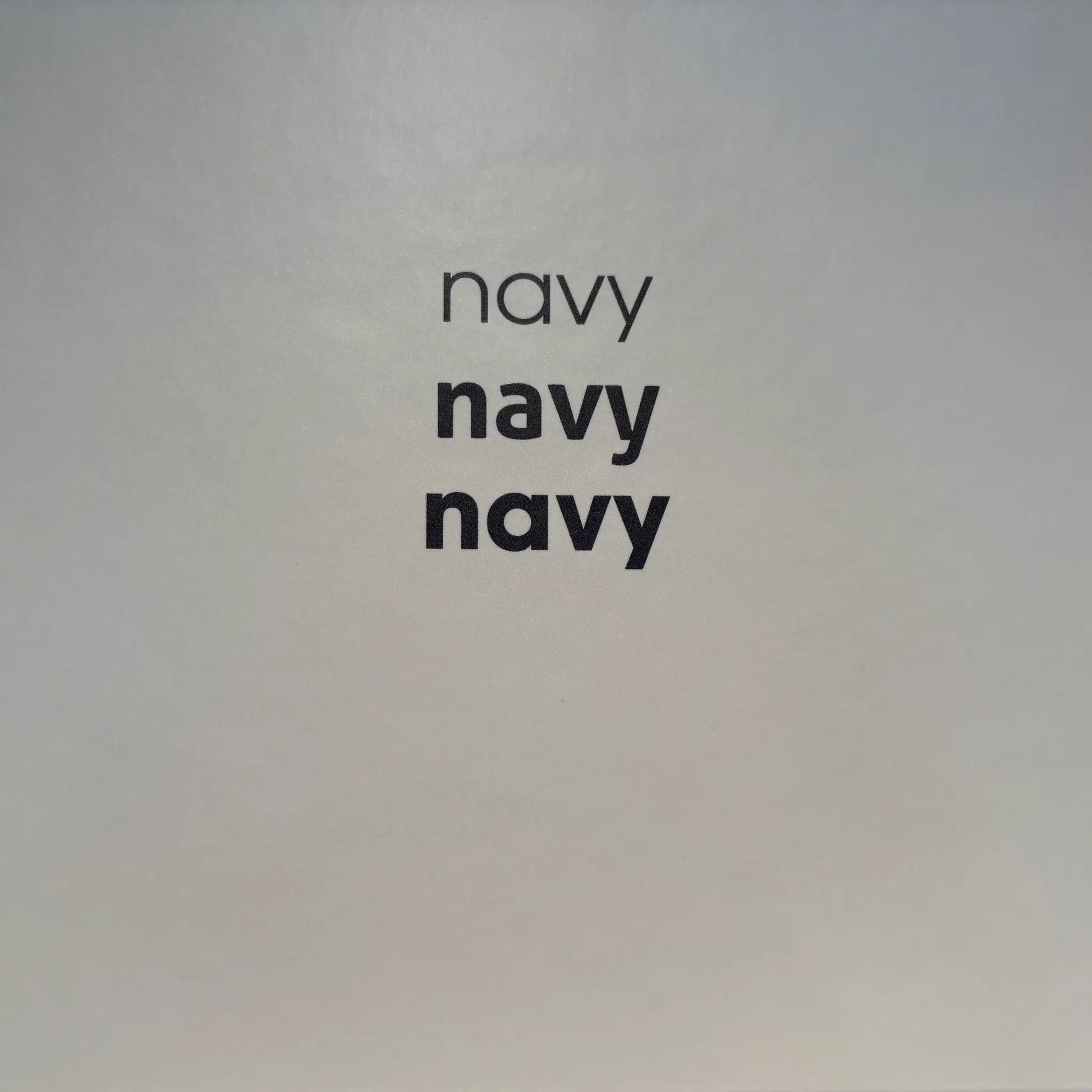 Print im Innendeckel Magnetbox Navy Streifen Design Dunkelblau